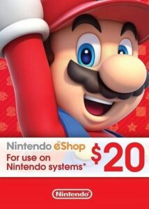 Nintendo eShop Card 20 USD Key UNITED STATES