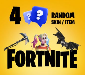 4 Random Fortnite Skins / Items (PC) Epic Games Key Global